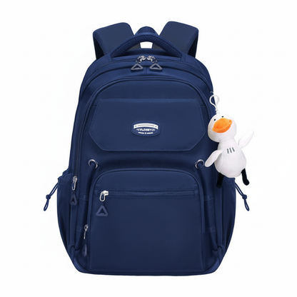 Middle School, High School, and College Students' Schoolbags Stain-Resistant Backpacks (Royel Blue)-0001