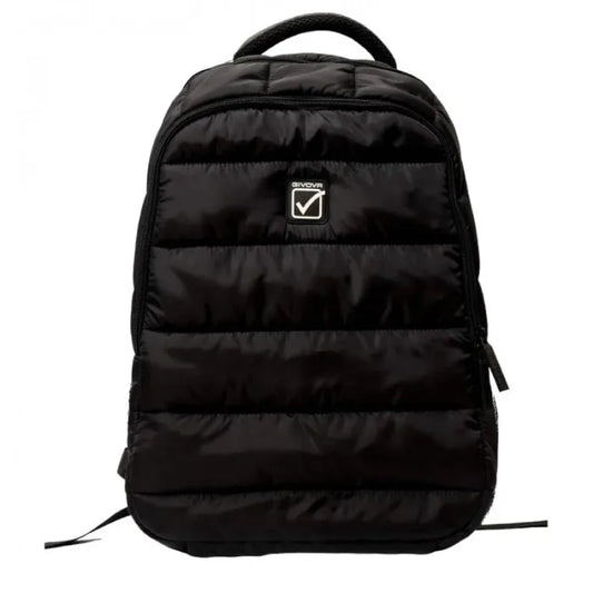 Givova Holland Quilted Padded Multipocket Waterproof Backpack (Black)