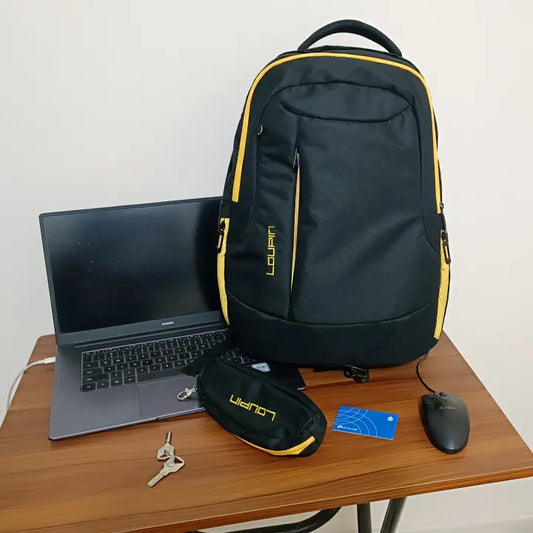 Loupin School College & Traveling Bag High Quality Nylon Soft Febric Waterproof Backpack