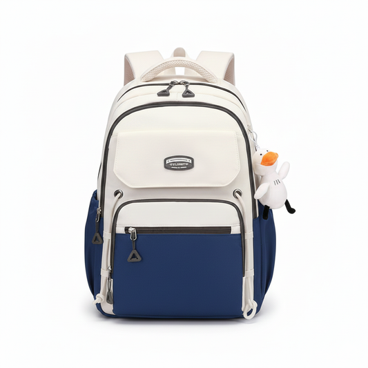 Middle School, High School, and College Students' Schoolbags Stain-Resistant Backpacks (Blue)-0005